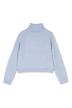 maglione in lana azzurro MISS BLUMARINE KIDS | IF4135MS020X0605